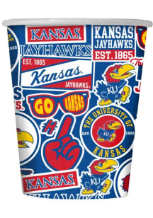 Kansas Jayhawks 12oz 25pk Disposable Cups