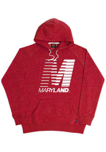SLAM Maryland Terrapins Mens Red Big Logo Fashion Hood