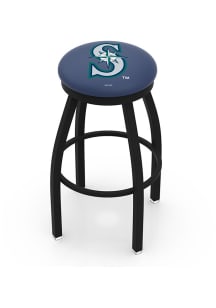 Seattle Mariners Black Pub Stool - Black
