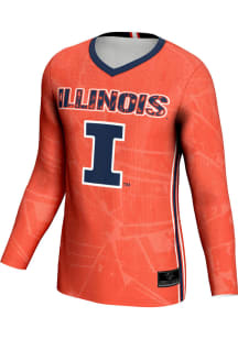 ProSphere Illinois Fighting Illini Orange Vigor Volleyball Jersey