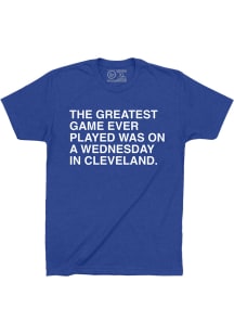 Obvious Shirts Chicago Royal Blue The Greatest Game Ever Played Short Sleeve Fashion T Shirt