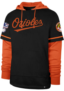 47 Baltimore Orioles Mens Black Trifecta Shortstop Fashion Hood