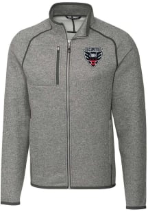 Cutter and Buck DC United Mens Grey Mainsail Medium Weight Jacket