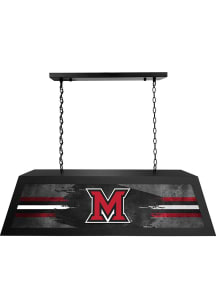 Miami RedHawks Long Black Billiard Lamp