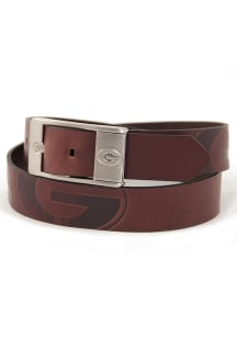 Georgia Bulldogs Leather Brandish Mens Belt