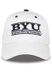 BYU Cougars Bar Cap Adjustable Hat - White
