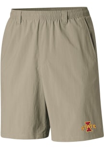 Columbia Iowa State Cyclones Mens Brown Heat Seal Backcast Shorts