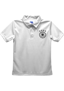 Vive La Fete Germany National Team Toddler White Dave Short Sleeve Polo Shirt