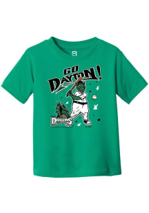 Heather and Gem  Summit Sportswear Dayton Dragons Toddler Kelly Green Silly Stars with Mascot Shor..