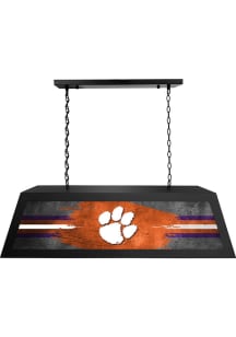 Clemson Tigers Long Black Billiard Lamp