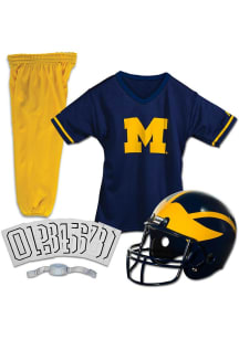 Franklin Sports Inc Michigan Wolverines Deluxe Uniform Helmet/Jersey Set