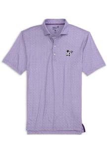 Johnnie O K-State Wildcats Mens Purple Hinson Willie Short Sleeve Fashion Polo