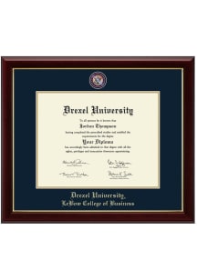 Drexel Dragons Team Logo Diploma Frame - Blue