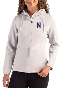 Cutter and Buck Northwestern Wildcats Womens Purple Epic Comfort Full Zip Light Weight Jacket