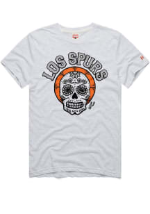 Homage San Antonio Spurs Ash Los Spurs Short Sleeve Fashion T Shirt