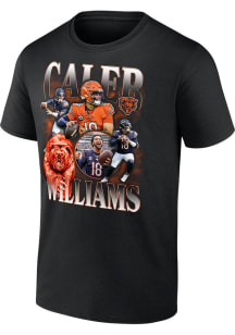 Caleb Williams Chicago Bears Black Notorious Short Sleeve Fashion Player T Shirt