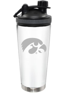 Iowa Hawkeyes 24oz Stainless Steel Bottle - White