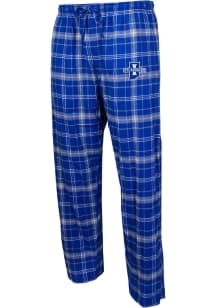 Concepts Sport Indiana State Sycamores Mens Blue Ultimate Plaid Flannel Sleep Pants