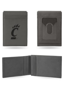 Cincinnati Bearcats Laser Engraved Mens Bifold Wallet