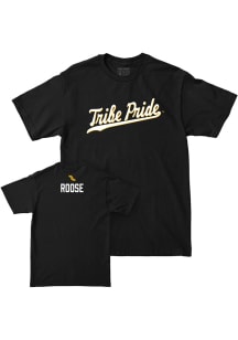 Devin Roose William & Mary Tribe Youth Black NIL Script Player Tee