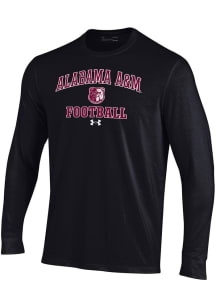 Under Armour Alabama A&M Bulldogs Black Football Football Performance Long Sleeve T Shirt