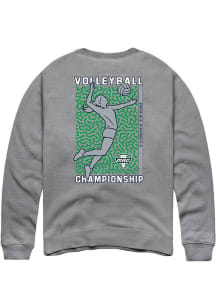 Summit Sportswear MAC Mens Graphite Volleyball Long Sleeve Crew Sweatshirt