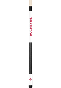 Ohio State Buckeyes White Laser Pool Cue