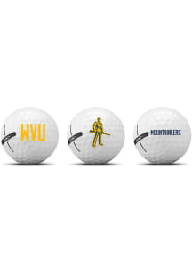 West Virginia Mountaineers 3 Pack Golf Balls