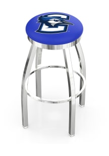 Creighton Bluejays Chrome Pub Stool - Silver