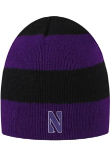 LogoFit Northwestern Wildcats Black Columbia Mens Knit Hat