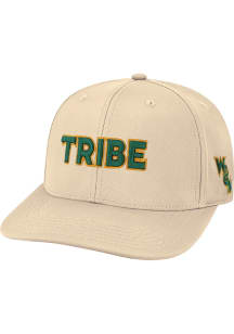 Legacy William & Mary Tribe Tribe Wordmark Back Nine Adjustable Hat - Natural