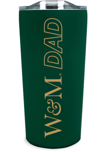 William & Mary Tribe 18oz Soft Touch Dad Stainless Steel Tumbler - Green