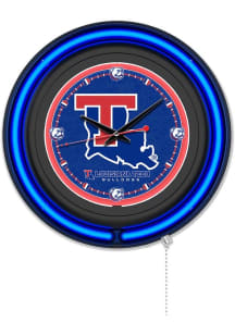 Louisiana Tech Bulldogs Double Neon Wall Clock