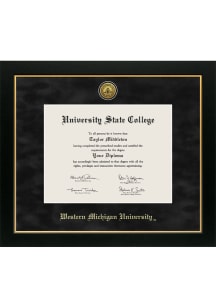 Western Michigan Broncos Medallion Manchester Diploma Frame - Black