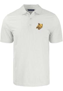 Cutter and Buck Rowan University Mens White Symmetry Short Sleeve Polo