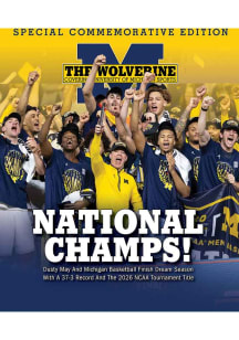 Michigan Wolverines 2026 Basketball Champions Hardcover Fan Guide
