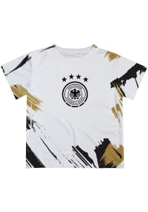 Vive La Fete Germany National Team Infant Paint Brush Short Sleeve T-Shirt White