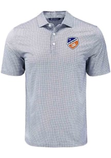 Cutter and Buck FC Cincinnati Mens Black Pike Diamond Dot Short Sleeve Polo