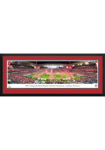 Blakeway Panoramas Indiana Hoosiers 2025 CFP National Champions Deluxe Frame Framed Posters