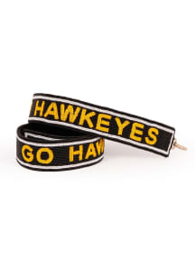 Iowa Hawkeyes Beaded 2in Wide Womens Purse Strap