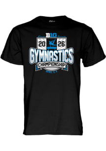 Blue 84 Big Ten Black 2026 Big Ten Men's Gymnastics Championships Short Sleeve T Shirt