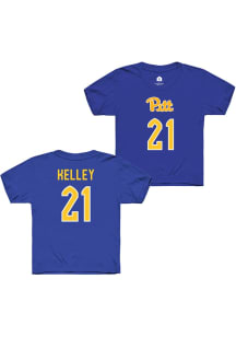Bre Kelley Pitt Panthers Youth Blue NIL Shirzees Player Tee