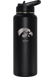 Iowa Hawkeyes Mom 34oz Stainless Steel Bottle - Black