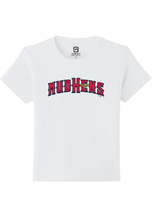 Summit Sportswear Toledo Mud Hens Youth White Alt Logo Wordmark Short Sleeve T-Shirt