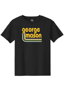 Summit Sportswear George Mason University Youth Black Stripes Short Sleeve T-Shirt