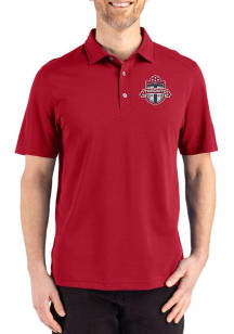 Cutter and Buck Toronto FC Red Advantage Refresh Pique Big and Tall Polo