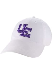 Evansville Purple Aces EZA Twill Adjustable Hat - White
