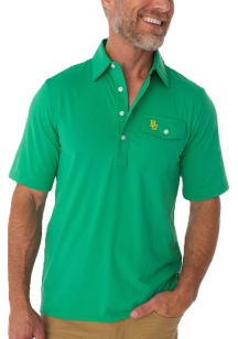 Baylor Bears Mens Kelly Green Coachs Shirt Short Sleeve Fashion Polo