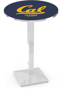 Cal Golden Bears Chrome Square Base Pub Table