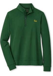 Peter Millar George Mason University Womens Green Perth Qtr Zip Pullover